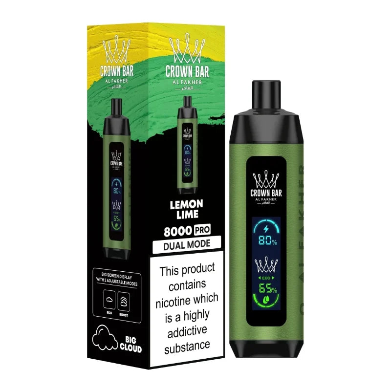 Al Fakher Crown Bar Pro 8000 Puffs Disposable Vape