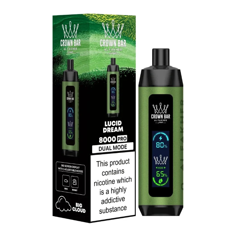 Al Fakher Crown Bar Pro 8000 Puffs Disposable Vape