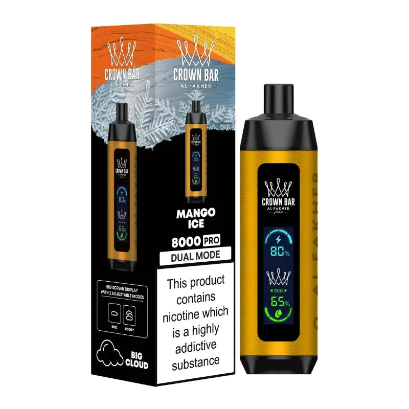 Al Fakher Crown Bar Pro 8000 Puffs Disposable Vape