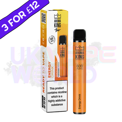 Energy Drink Ice By Aroma King 600 Puffs Disposable