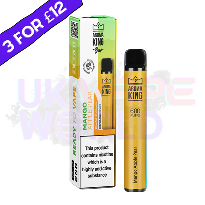 Mango Apple Pear By Aroma King 600 Puffs Disposable