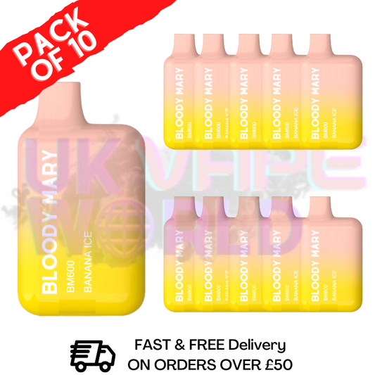 Banana ICE - Bloody Mary 600Puff Box of 10