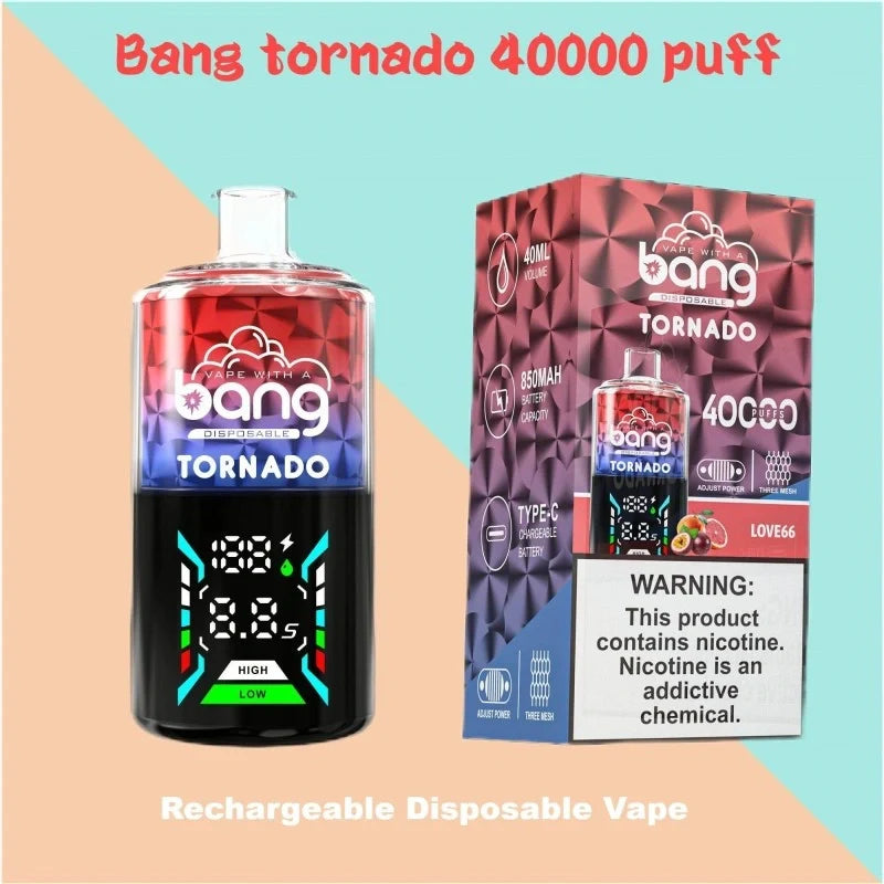 Bang With A Vape 40000 Tornado Wholesale Factory Price Good Sale