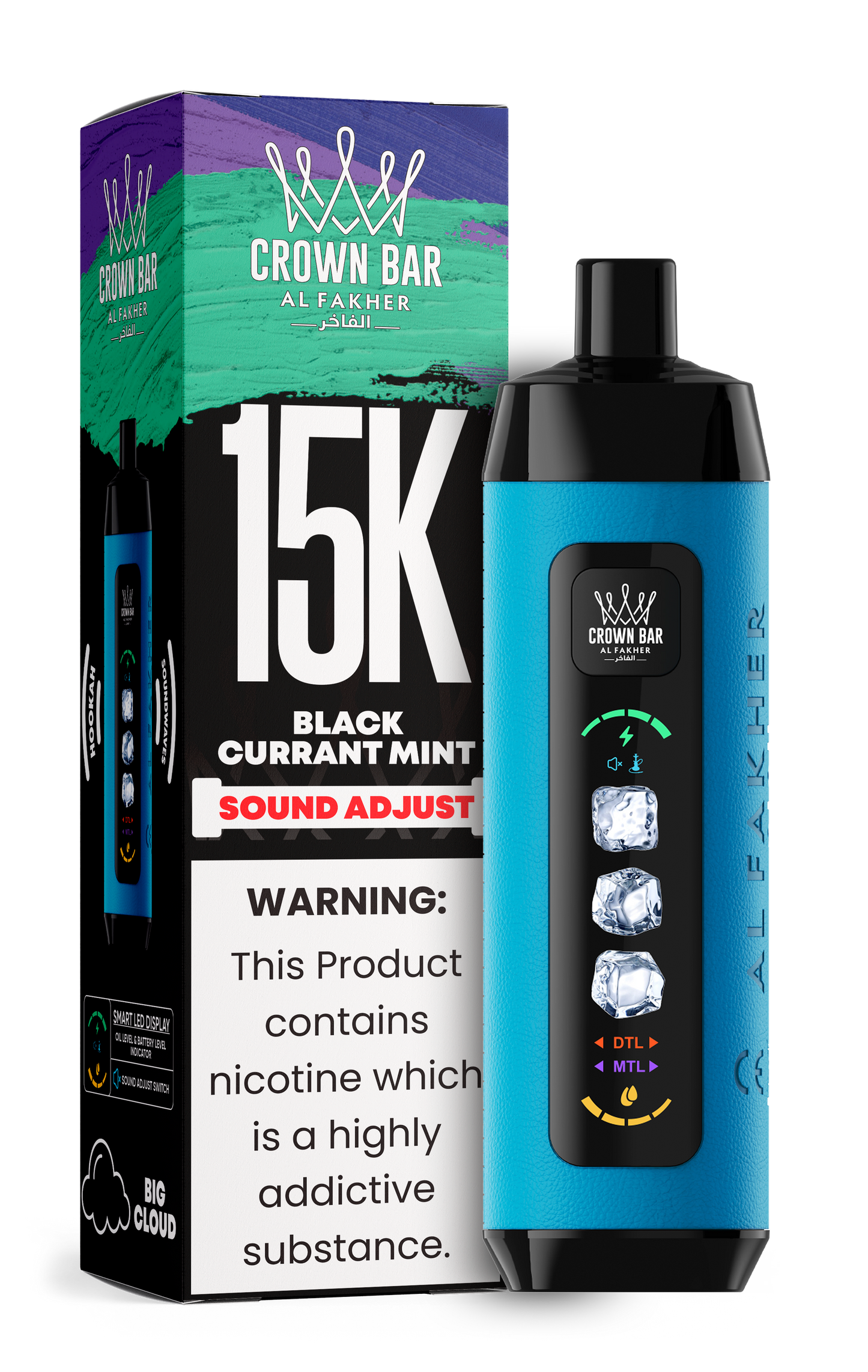 Al Fakher Crown Bar 15k Disposable Vape | Sound Wave