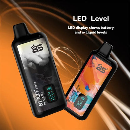 BS Smart Display Screen 1.0 Ohm Mesh Coil 12ml E Liquid Vaporizer Cigarette 10000 Puffs Electronic Cigarette Nic 2% 3% 5%