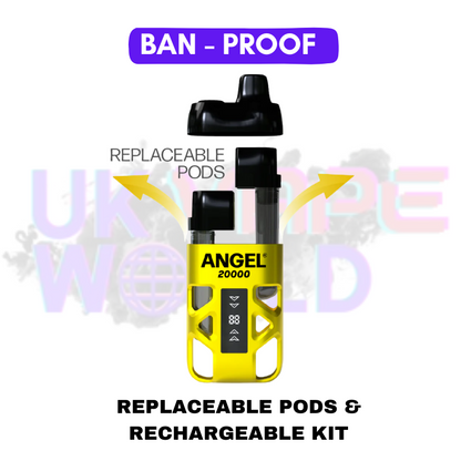 Yellow Edition Angel Bar 20K Puff Twist Prefilled Pod Kit - £11.99
