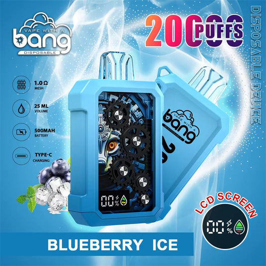 Bang King Double Crystal 20000 Puffs Vape 20K Disposable Vape Pen E Cigarette Prefilled 25ml 650mAh