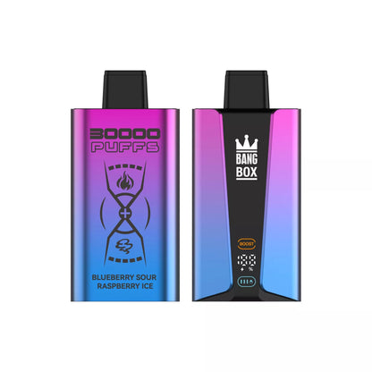 Bang Box 30000 Puffs Dual Mesh 0% 2% 3% 5% Low Nicotine Bulk Buy Rechargeable Disposable Vapes Pen Wholesale