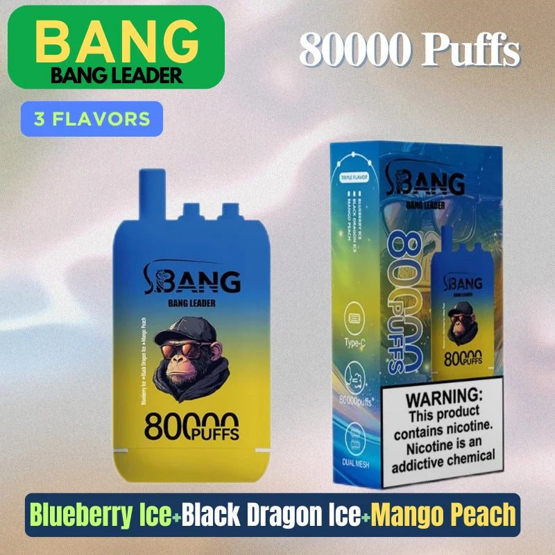 Bang bangleader 80000 Puffs Triple Flavors Disposable Price Super Sale