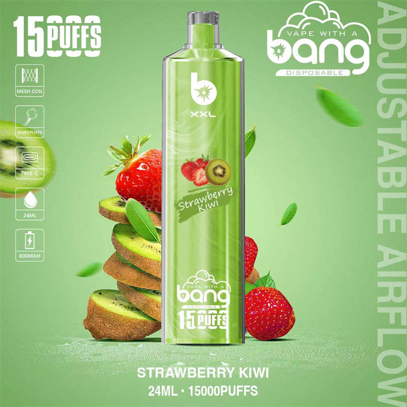 Bang 15000 Puffs Vape 15K Disposable Vape Pen E Cigarette Prefilled 15ml  600mAh Disposable Vape 20 Flavors