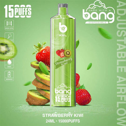 Bang 15000 Puffs Vape 15K Disposable Vape Pen E Cigarette Prefilled 15ml  600mAh Disposable Vape 20 Flavors
