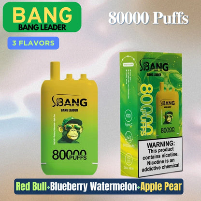 Bang bangleader 80000 Puffs Triple Flavors Disposable Price Super Sale