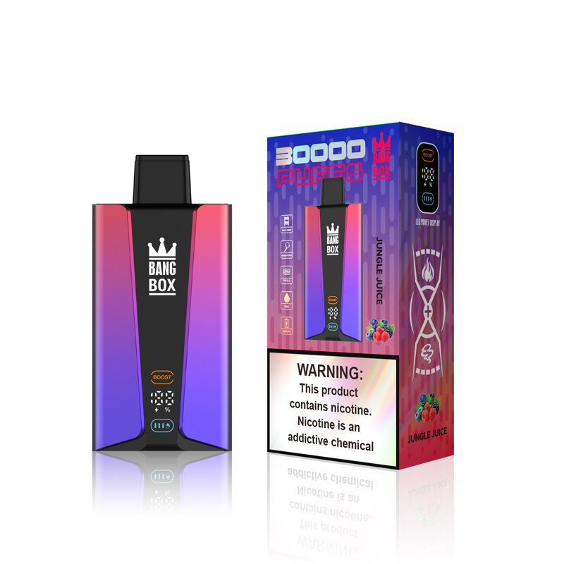 Bang Box 30000 Puffs 0% 2% 3% 5% Low Nicotine Bulk Buy 850mAh battery Rechargeable 35ml e-liquid Disposable Vapes Pen Wholesale 12 Flavors