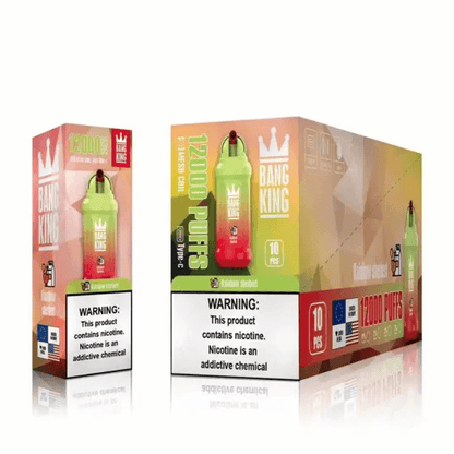 Bang King 12000 Puffs Disposable Vape(0% to 5% Nicotine)- 23ml E-Liquid, 850mAh Battery 20 Flavors