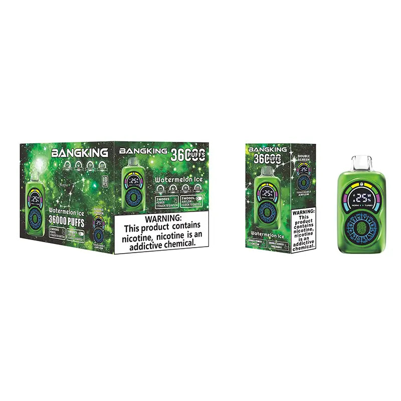 Bang King 36000 Puffs Disposable Vape - 30ml E-Liquid, 650mAh Battery 12 Flavors