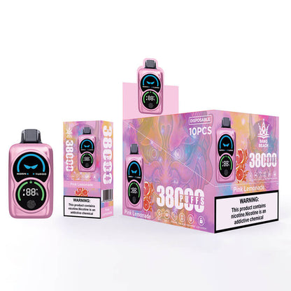 Bang Beach 38000 Puffs Vape - 38ml 850mAh Battery E-liquid, 0%-5% Nicotine, 12 Flavors