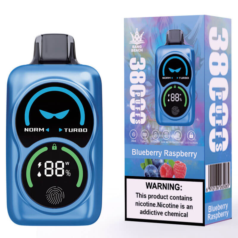 Bang Beach 38000 Puffs Vape - 38ml 850mAh Battery E-liquid, 0%-5% Nicotine, 12 Flavors