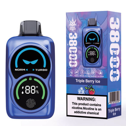Bang Beach 38000 Puffs Vape - 38ml 850mAh Battery E-liquid, 0%-5% Nicotine, 12 Flavors