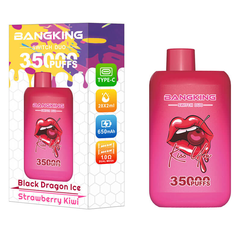 Bang King 35000 Puffs Disposable Vape - 36ml E-Liquid, 650mAh Battery (0% to 5% Nicotine) 12 Flavors