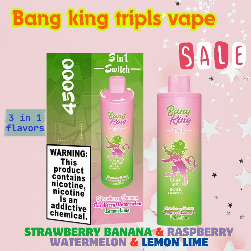 BANGKING TRIPLE 45K PUFFS Best Price for Bulk Orders Hot Sale