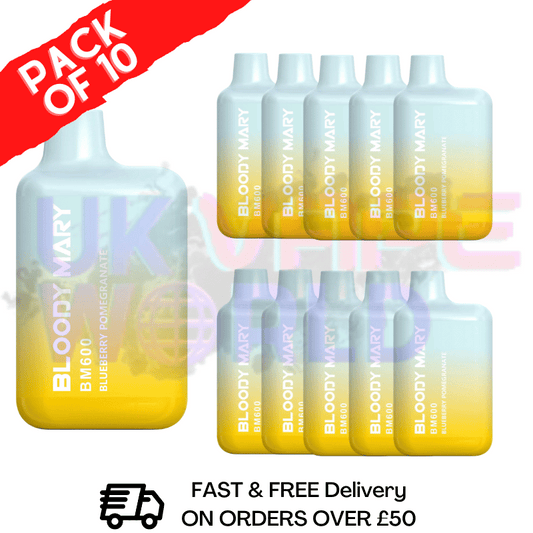 Blue pomegranate - Bloody Mary 600Puff Box of 10