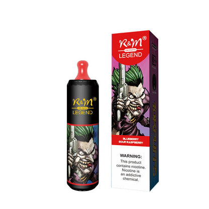 R&M Vape 10000K puffs  15KPuff Disposable 20ML 850mah Fruit Flavor Portable Stylish High-quality E-lectronic c igarette Vape E-liquid V aporizer Pod system Include Nicotine
