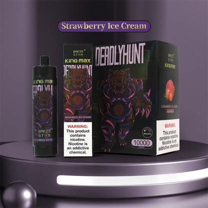 Original Breze Stiik King Max 10000puffs 10k Puff Disposable Vape Wholesale E Cigarette Vape Pod Free Shipping