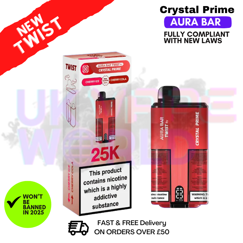 Cherry ICE Crystal Prime 25K Puff Kit