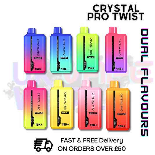 Crystal Pro Twist 15000 Puff 15K Bar BOX OF 10 | Wholesale