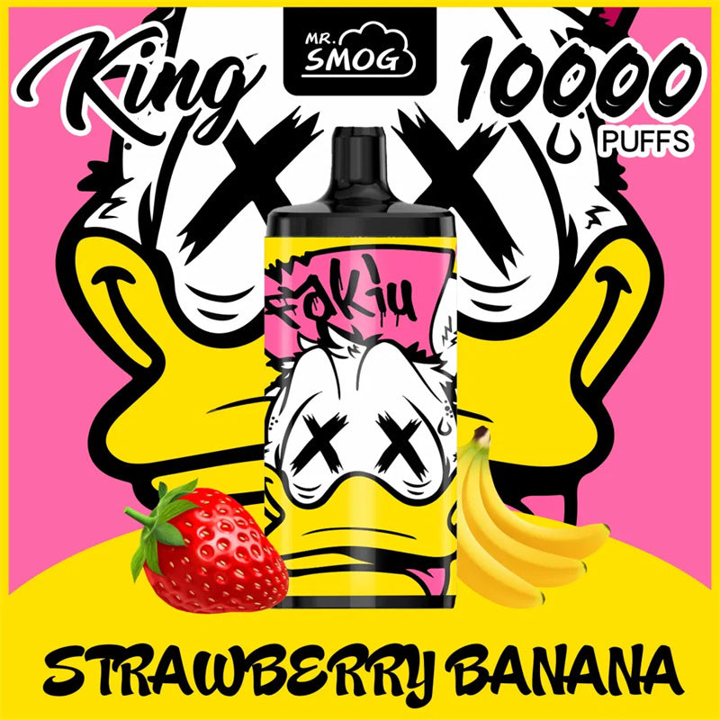 Mr SMOG king 10000 Puffs Disposable Vape - 20mL, 5% Nic Salt, Dual Mesh Coil