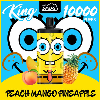 MR.SMOG 10000 Puffs Disposable Vape --650mAh Battery, 20ml E-liquid