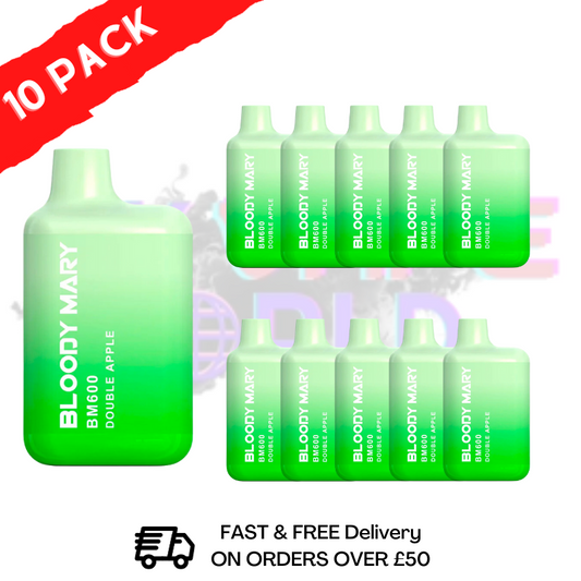 Double Apple - Bloody Mary 600Puff Box of 10