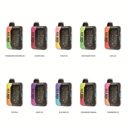 ELF BOX Pulse X 15000 25000 Puffs Disposable E Cigarettes Double Mode Dual Mesh Coil LED Display 0% 2% 3% 5% 18ml Prefilled Pod 650mah Rechargeable Battery Puff 15k 25k Pen