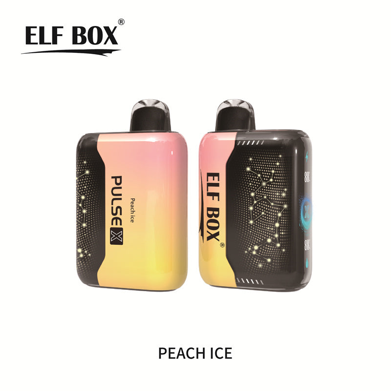 ELF BOX Pulse X 15000/25000 Puffs Disposable Vape – Dual Mesh Coil, LED Display, Rechargeable