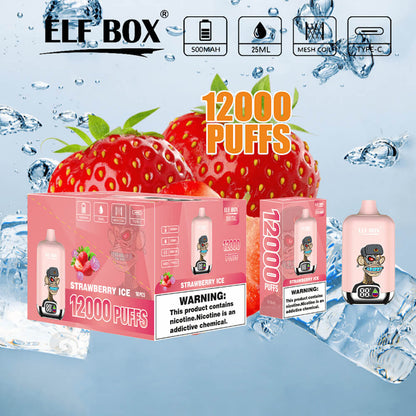 ELF BOX Digital 12000 Puff Disposable Vape In Sales