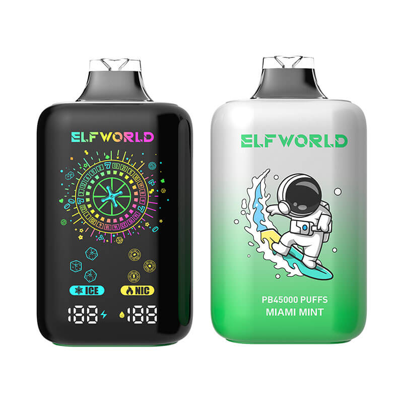 ELFWORLD PB45000 | 45K Puffs | 28ml E-Liquid | Adjustable Nic/Ice
