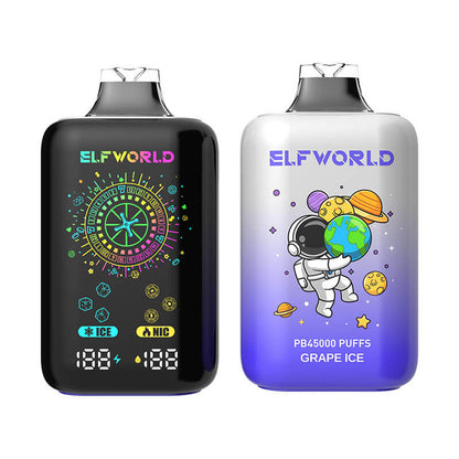 ELFWORLD PB45000 | 45K Puffs | 28ml E-Liquid | Adjustable Nic/Ice