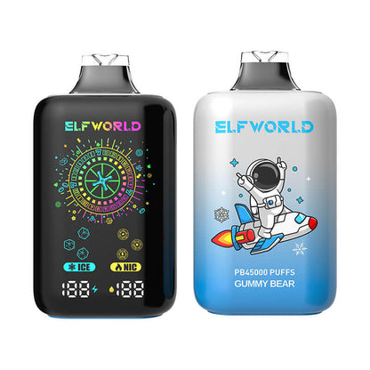 ELFWORLD PB45000 | 45K Puffs | 28ml E-Liquid | Adjustable Nic/Ice