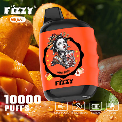 FIZZY Great 10000 PUFF Disposable Vape In Sales