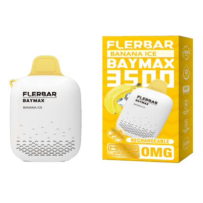 FLERBAR BAYMAX 3500 DISPOSABLE POD DEVICE 0MG nic with Best New flavours