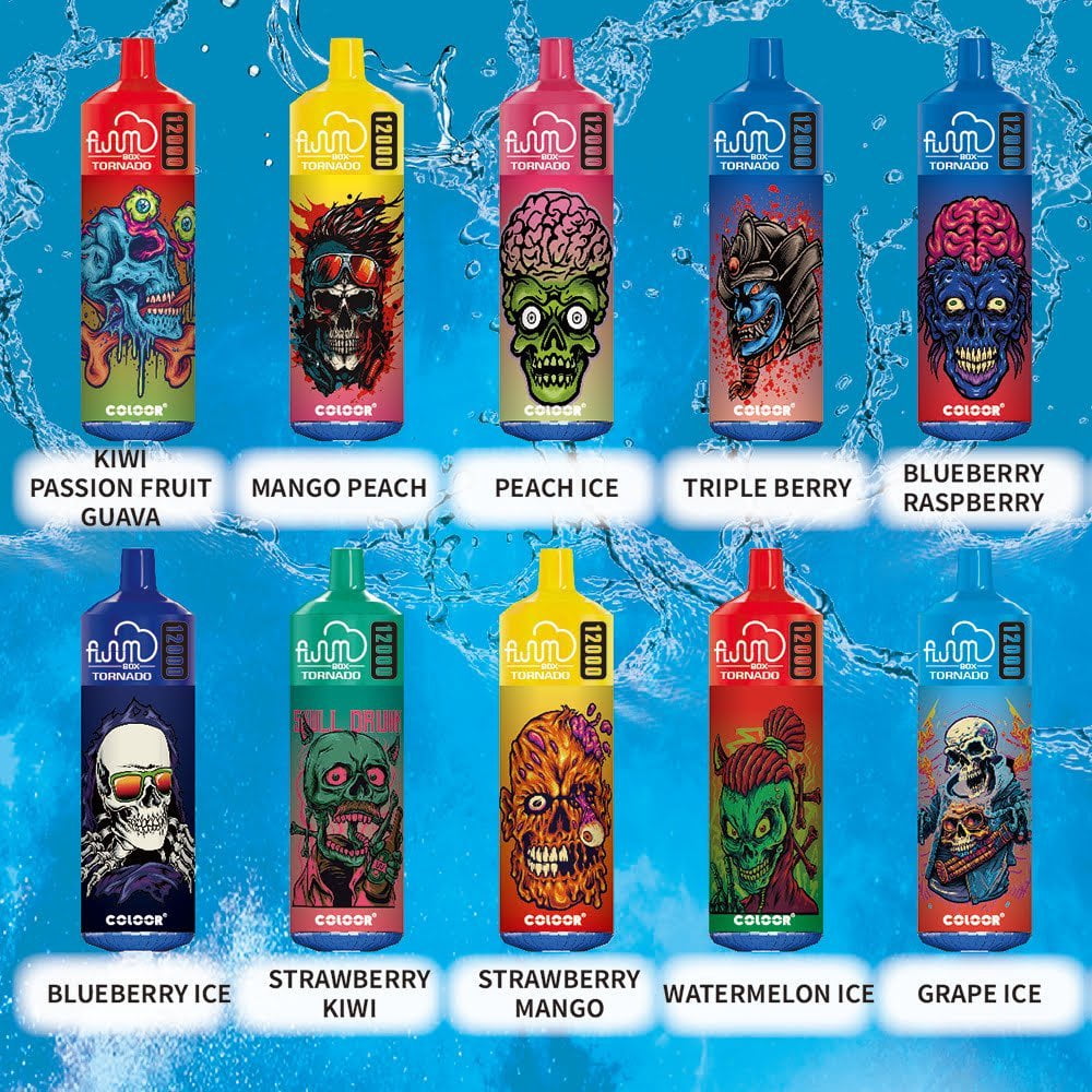 FLUUM BOX 12000 Puffs 0% 2% 3% 5% Nicotine Rechargeable Bulk Disposable Vapes Pen Pods E-Cigarette Wholesale Supplier