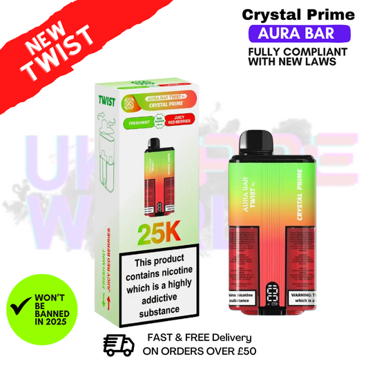 Fresh Mint Crystal Prime 25K Puff Kit