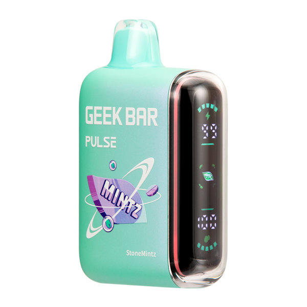 StoneMintz Geek Bar Pulse   50mg Nicotine 16ml E-liquid 650mAh  Battery  cold mint vape Flavor