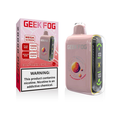Geek Fog Pulse 10000 Puffs Regular 20000 Puffs LED Screen Wholesale Disposable Vape Pen Electronic Cigarette Dual Mesh Coil Rechargeable Battery 12 Flavors &nbsp