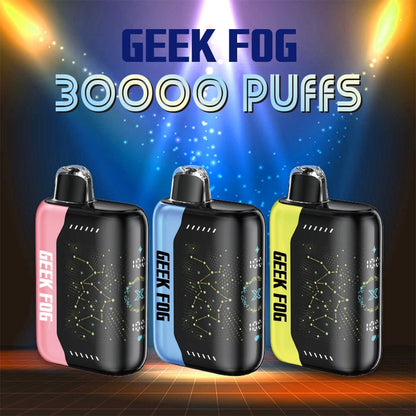 Dual Mesh Coil Disposable Vape - LED Display, 12 Flavors, Rechargeable