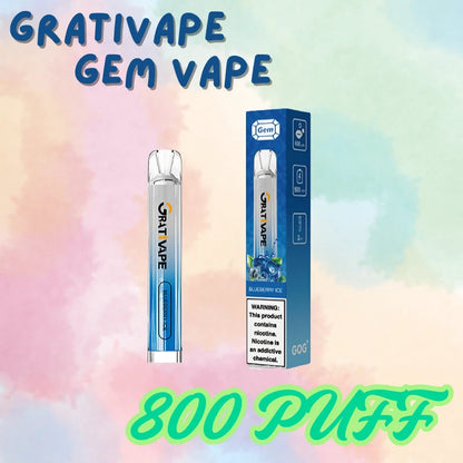Grativape Gem Disposable 800 Puffs Bulk Vape Cheaper Price