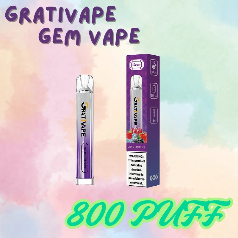 Grativape Gem Disposable 800 Puffs Bulk Vape Cheaper Price