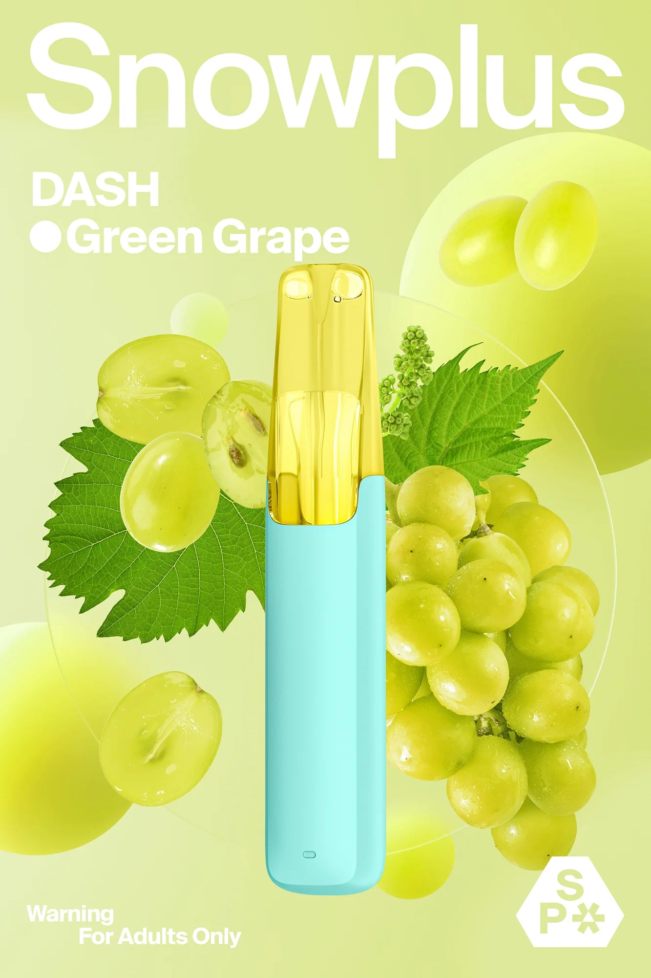 Snowplus DASH 4000 Puffs Disposable Rechargeable with 7.5 mle-liquid volume 100%cobalt battery