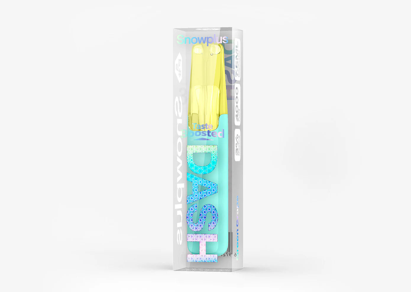 Snowplus DASH 4000 Puffs Disposable Rechargeable with 7.5 mle-liquid volume 100%cobalt battery