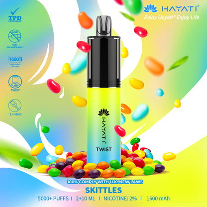 Hayati Twist 5000 Puffs Disposable Vape Pod Kit